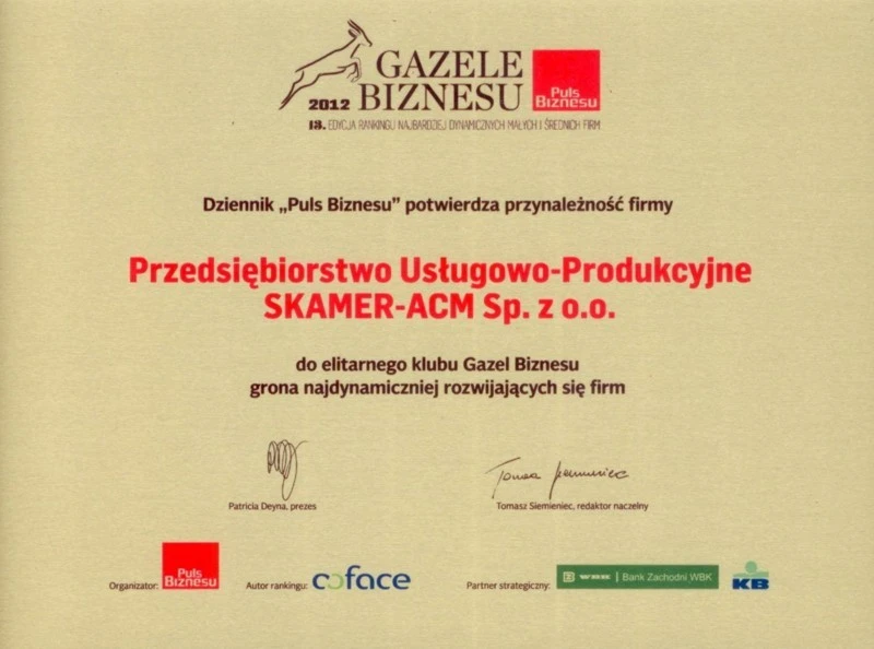 Business Gazelles Club 2012