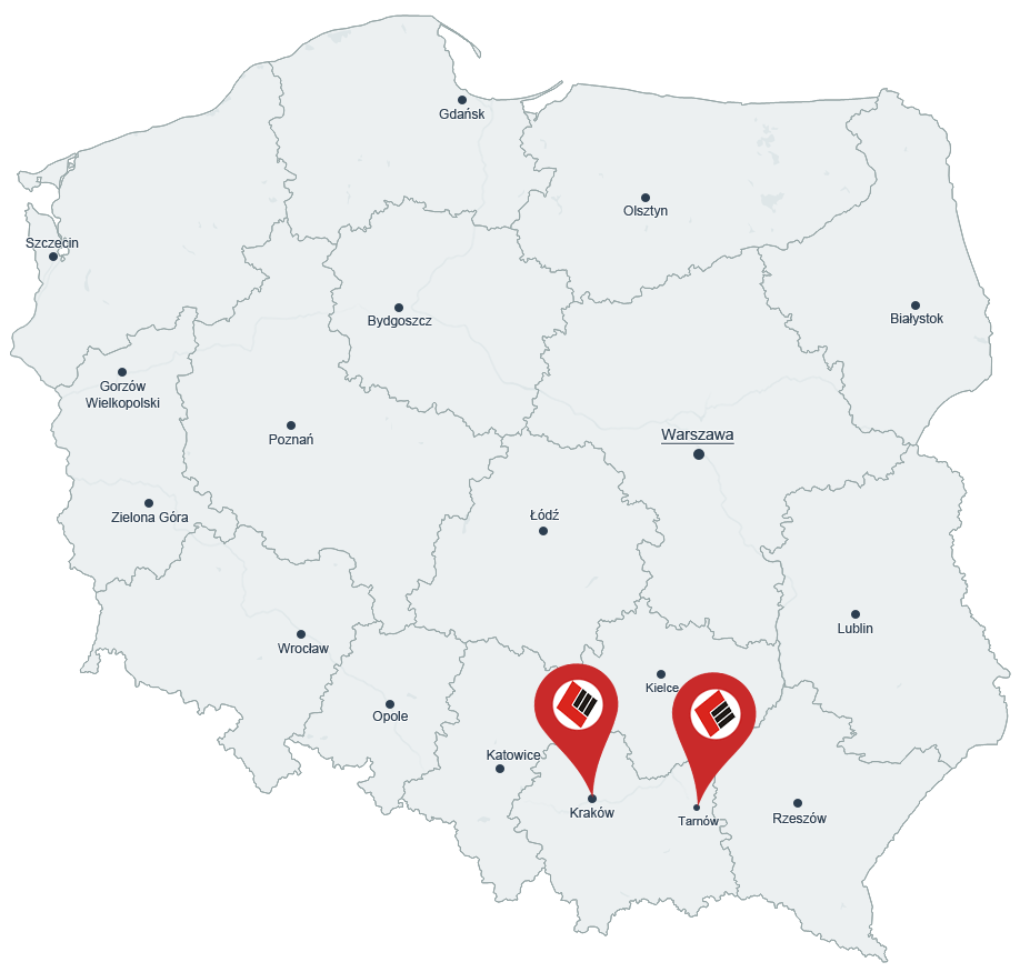 Map of Poland